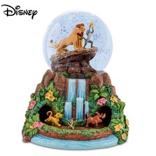 The Bradford Disney The Lion King Musical Glitter Globe with Rotating Characters picture