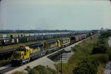 ATSF SANTA FE 5099 W/T N FORT WORTH TX 1983 KODACHROME TRAIN SLIDE picture