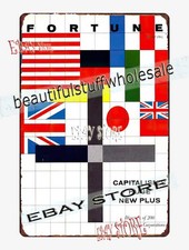 1964 Capitalism's Huge New Plus Business Magazine ambition wall art Tin Sign s picture