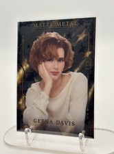 Gena Davis Actress True 1/1 Matte Metal Wild Card On Americas 250th picture