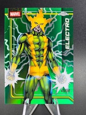 2026 Topps Chrome Marvel ELECTRO Green Lightning Refractor /99 #115 picture