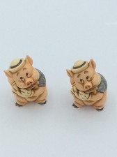 Harmony Kingdom Walt Disney Gallery Fifer Pig WDWRFFP 2002 LE 5000 with Box picture