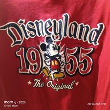 VGT Disney Parks Authentic Original Disneyland 1955 The Original US Mens Medium  picture