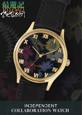 INDEPENDENT Saiyuki Reload Collaboration Wristwatch Floral Dial NEW picture
