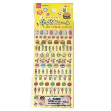 Daiso Plump Sticker Small Cute Food Desserts Candy Puffy Sticker Sheet picture
