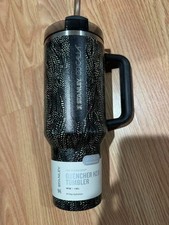 Stanley x Calia 40oz  Flowstate Quencher H2.0 Tumbler Black Serpent NEW Limited picture