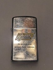 Vintage Used 1980 FAIRCHILD INC BECKLEY West Virginia Slim ZIPPO LIGHTER picture
