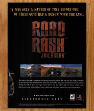 Road Rash Jailbreak EA Racing Action- Video Game Print Ads Poster Promo Art 1999 picture