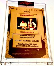 STONE TEMPLE PILOTS 1/1 STP SUPER PRISMATIC GOLD LEAF SLIDESHOW 2026 ROCK SLIDES picture