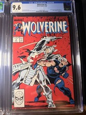 Wolverine #1 & #2 1988 CGC 9.6 White Pages Lot 1st Patch picture
