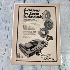 1971 ZOOM Clutch Hot Rod Car Garage Vtg Print Ad/Poster Promo Art Magazine Page picture