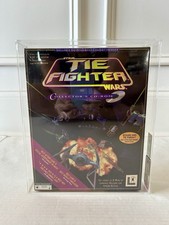 STAR WARS TIE FIGHTER VGA 85+ AFA CD ROM IBM LUCASARTS PC MISB VINTAGE 1995 GAME picture