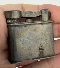 Vintage Sterling Silver 925 Mexico Petrol Wick Lift Arm Pocket Lighter MCM 56g picture