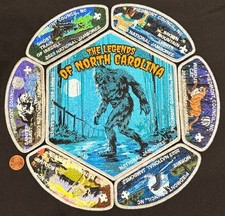 BOY SCOUT PIEDMONT OA 560 2023 JAMBOREE 7-PATCH JSP BIGFOOT CONTINGENT 115 MADE picture