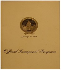 PRESIDENT RICHARD NIXON 1969 INAUGURAL PROGRAM picture