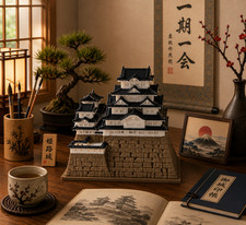 Japanese Himeji Castle PLA 3D Printed Model 5.5