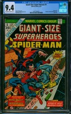 Giant-Size Super-Heroes 1 🔥 CGC 9.4 🔥  Spider-Man Morbius Man-Wolf Marvel 1974 picture