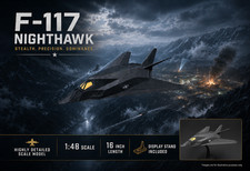 F-117 Nighthawk Stealth Fighter  Masterbuild Display Model 1:48 Scale 16