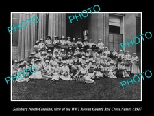 Salisbury North Carolina Wwi Red Cross Nurses c1917 Old Large Historic Photo picture