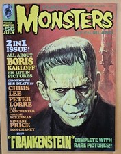 Famous Monsters Of Filmland #56 Boris Karloff Memorial Cover By Basil Gogos  picture