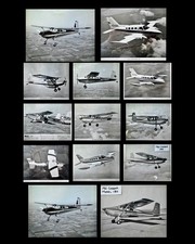RARE - 13 Cessna Aircraft Factory Photos from the Cessna News Bureau All VG Cond picture