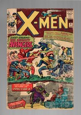 X-Men #9 Key Issue Silver Age 1965 Enter The Avengers Marvel Comics picture