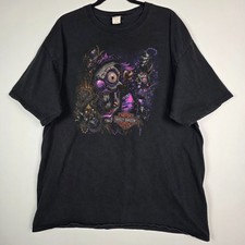 Harley Davidson Evil Clown Skull Wings Mens 2XL Short Sleeve Graphic T Shirt picture