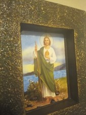 St Jude wood  retablo (nicho) B2 picture