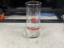 7UP Upside Down Glass  The Uncola Coca Cola 7-Up 1970s Vintage Glass 16oz 6”Tall picture