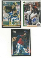 1991 UD #295 Gary Templeton Autographed Baseball Card San Diego Padres picture