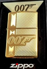 Gorgeous Engraved Polished Brass James Bond 007 Zippo Lighter picture