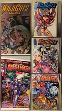 WildC.A.T.s Trilogy #1-3 Wildstorm Rising #1-2 Sourcebook #1-2 Comic Lot picture