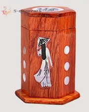 Chinese Retro Handmade Red Rosewood Toothpick Bucket Toothpick Holder Red 1 picture