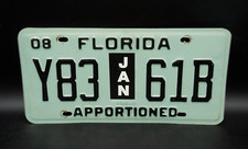 2008 Florida APPORTIONED License Plate - Nice Quality picture