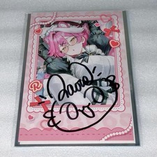 hololive Raora Panthera Sweet & Dangerous Valentine Goods Bromide Card Autograph picture