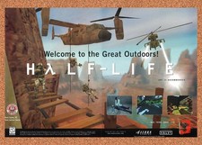 1999 Half-Life PC Original Advertisement / Retro Promo v9 picture