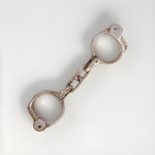 NO KEY Super Rare H&R Arms 1800s Antique Historic Handcuffs Collector Item picture
