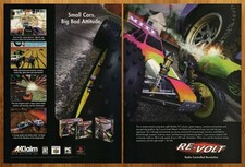 1999 Re-Volt Playstation 1 PS1 N64 PC Vintage Print Ad/Poster Car Game Promo Art picture