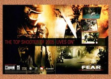 2006 FEAR Extraction Point PC Original Advertisement / Retro Promo v3 picture
