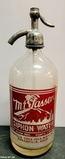 Coca Cola Mt Lassen Water Seltzer Siphon Bottle Susanville California RARE picture