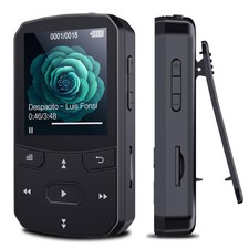 RUIZU 64GB Clip MP3 Player with Bluetooth 5.3, Lightweight 1 oz | Portable Mu... picture