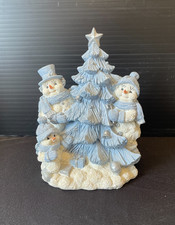 Vtg. Encore Snow Buddies It's Almost Time Snowmen Figure #94192 picture