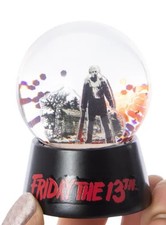 NIB CultureFly WB Horror Jason Friday the 13th Halloween Mini Snow Globe SAME DA picture