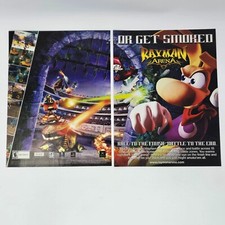 Rayman Arena Nintendo GameCube PS2 Xbox PC Smoked Print Ad/Poster Promo Art picture