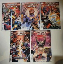 🔑CONQUEST 2099 (2024) #1 2 3 4 5 VF+ COMPLETE SERIES SET MARVEL COMICS picture