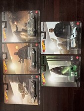 HOT WHEELS PREMIUM-2023 STAR WARS THE MANDALORIAN-Set Of Five Cars-COMPLETED New picture