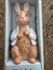 Vintage 1989 Schmid Beatrix Potter Peter Rabbit Nightlight Original Box picture
