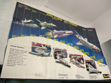 Vintage Revell NASA Space Shuttle Program Timeline Promo Poster Display A10 picture