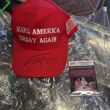 Eric Trump Signed Autographed Make America Great Again Hat President Son JSA picture