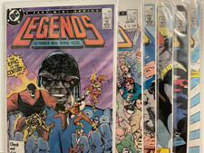 LEGENDS #1-6 (1986) - Complete Mini-Series - Vintage comics - est at least VFN picture